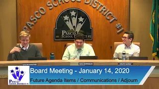 January 14, 2020 | Board Meeting