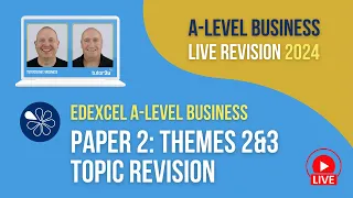 Edexcel Paper 2 Themes 2&3 Topic Revision | A-Level Business Revision for 2024