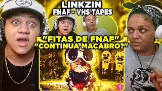 MINHA MÃE REAGE A HISTÓRIA DE FNAF VHS TAPES... | @LINKZINNN