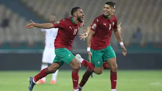 هدف  سفيان بوفال يقود المنتخب المغربي للفوز على غانا #كأس إفريقيا 2022