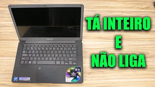 NOTEBOOK POSITIVO TÁ NOVINHO MAS NÃO LIGA, O QUE ESTÁ ERRADO?