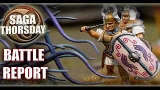 Cohors Cthulhu themed Battle Report with Davey! Republican Romans vs Otherworld. SAGA THORSDAY 226