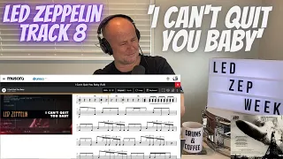 Drum Teacher Reaction & Analysis: JOHN BONHAM | Led Zeppelin - 'I CAN'T QUIT YOU BABY'