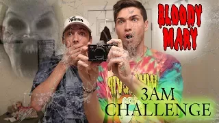 BLOODY MARY IN THE MIRROR CHALLENGE // PARANORMAL ACTIVITY CAUGHT ON CAMERA ! ( 3AM CHALLENGE )