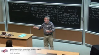 Vitaly Bergelson: Mutually enriching connections between ergodic theory and combinatorics - part 6