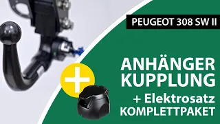 Anhängerkupplung abnehmbar PEUGEOT 308 SW II | AUTO-HAK Komplettsatz + Montage von Rameder