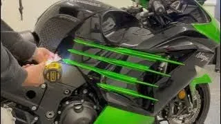 Kawasaki Ninja ZX-14R / ZZR1400 - Battery Removal & New Install on 2nd Gens - Detailed & Made Easy
