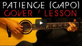 PATIENCE - Chris Cornell Cover w/ CAPO 🎸 Easy Acoustic Guitar Tutorial / Lesson + Lyrics Chords Tabs