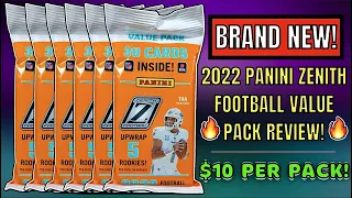 *ARE THESE $10 PACKS WORTH IT?🤔 2022 PANINI ZENITH FOOTBALL VALUE PACK REVIEW!🏈