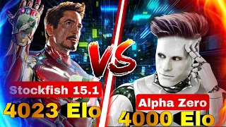Legendary 4000 Elo Chess Battle !! Stockfish 15.1 Vs Alpha Zero | Stockfish 15.1 | Gothamchess | ai