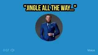 Conor McGregor sings 'Jingle Bells' (Twitter Voicenote)