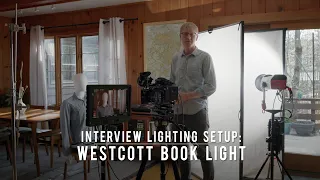 Interview Lighting Setup - Westcott Book Light