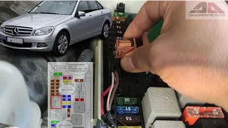 Starting problem, W204 Mercedes class C. No ignition on the dashboard / Column lock