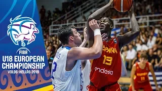 Greece v Spain - Highlights - Semi-Final - FIBA U18 European Championship 2019