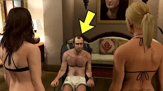What Happens If Trevor Meets Michael's Family After Michael Leaves in GTA 5? (Secret Scenes)