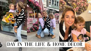 DAY IN THE LIFE | Home decor ideas + London with the twins
