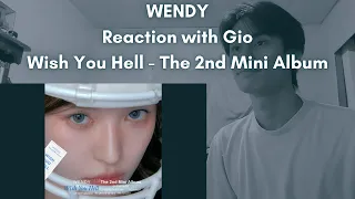 WENDY (Red Velvet) Reaction with Gio Wish You Hell - The 2nd Mini Album