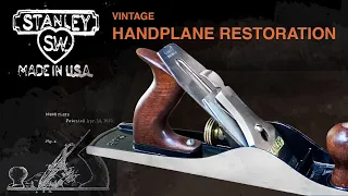 Vintage Stanley No. 5 Restoration.  восстановление винтажного Стэнли номер 5