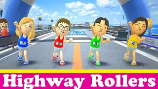 Wii Party U Highway Rollers - Luna Vs Skip Vs Hyun-woo Vs Xixi (Expert CPU)