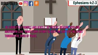 Ephesians 4:2-3 Bible Animated Verse 16 September 2021