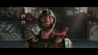 Thor vs Hulk Fight (1/5) We know each other! He's a friend from work || Thor: Ragnarok (2017) || HD