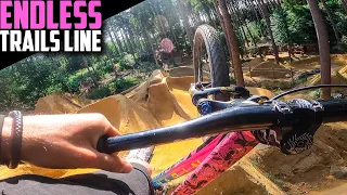 RIDING THIS ENDLESS DIRT JUMP LINE FEELS INSANE!!