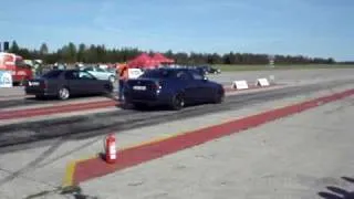 Nissan Primera 2.0 vs BMW 545