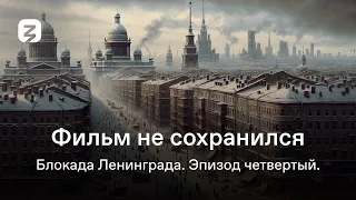 Фильм не сохранился. Блокада Ленинграда. Эпизод четвертый.