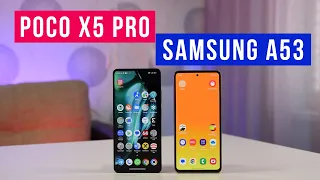 Samsung Galaxy A53 - POCO X5 Pro