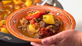 BOGRACH - Hungarian GOULASH SOUP || Delicious MEAT & VEGETABLES Stew! Recipe by Always Yummy!