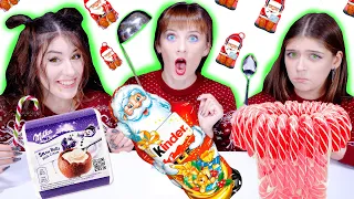 Mukbang Christmas Candy Party 먹방 ASMR By LiLiBu