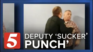 Deputy 'sucker punched' a man then lied to cover it up, federal lawsuit says