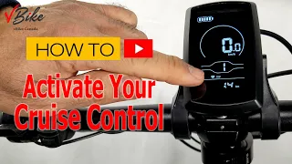 Electric bike: How To Activate The Cruise Control Of Your Ebike On YL80C Display.
