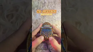 How to play No Surprises on 8 Keys Kalimba?