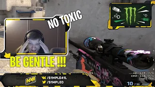 S1mple Not Toxic in 2021 - S1mple plays FPL Faceit Dust 2 vs Xyp9x - CSGO Twitch Clips