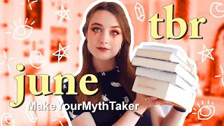 What I plan to read in June 📚 #MakeYourMythTaker tbr!