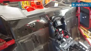 Dragonfire four point harness installed in a yxz1000r
