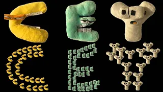 Alphabet Lore Snakes transform Plush Toys (1 plush from all plushies)