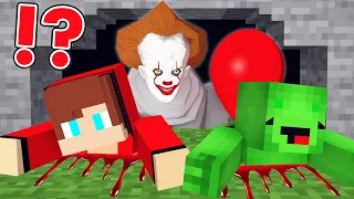 PENNYWISE kidnapped JJ and Mikey IN BIG TOWER in Minecraft - Maizen JJ ans Mikey