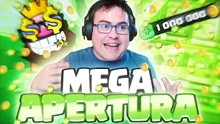 EPIC APERTURA DE COFRES!! | Gasto un millón de oro y mejoro todas mis cartas | Clash Royale