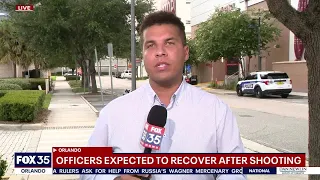 Doctor gives update on Orlando police officers shot during traffic stop