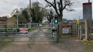 Power Operated Gates at Hadfold Level Crossing, West Sussex