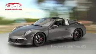 ck-modelcars-video: Porsche 911 (991) Targa GTS Built 2016 GT-Spirit