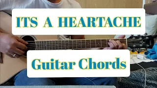 Its A Heartache By Bonie Tyler Guitar Chords | Beginner | Strumming