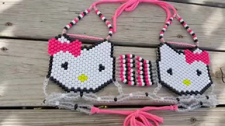 Diy hello kitty kandi bra tutorial