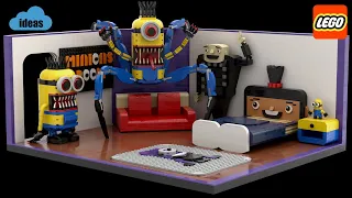 Making All MINIONS Room Out of Lego Despicable Me