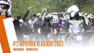 #1 GIPUZKOA KLASIKOA 2023 | ORMAIZTEGI | UCI JUNIOR MEN