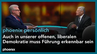 phoenix persönlich | Bundespräsident a.D. Joachim Gauck zu Gast bei Theo Koll | 19.01.2024