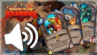 Hearthstone - All Legendary Play Sounds, Music, and Subtitles! (Legacy ~ Forged in the Barrens)