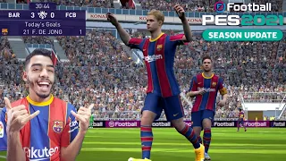 PES 21 MOBILE FIRST GAMEPLAY 😍